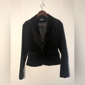Sinequanone black velvet blazer